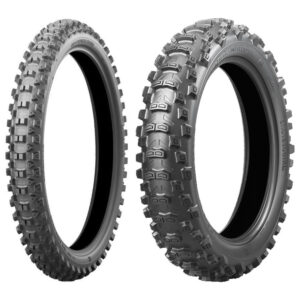 Juego BRIDGESTONE E50 · 90/90-21 + 140/80-18 · 2 neumáticos moto