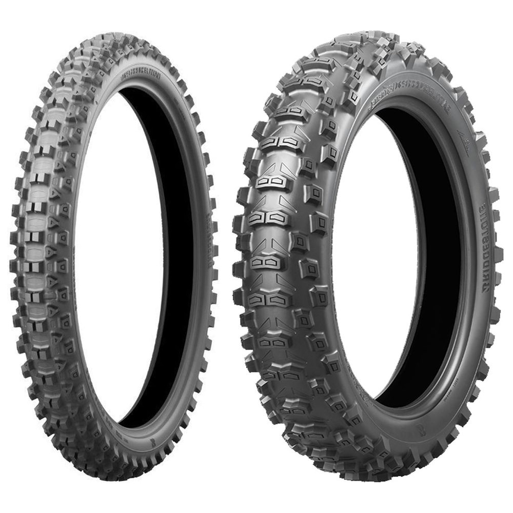 Juego BRIDGESTONE E50 · 90/90-21 + 140/80-18 · 2 neumáticos moto