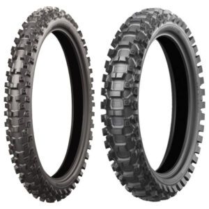 Juego BRIDGESTONE X20 · 80/100-21 + 100/90-19 · 2 neumáticos moto