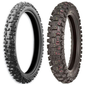 Juego BRIDGESTONE X30 · 70/100-19 + 90/100-16 · 2 neumáticos moto