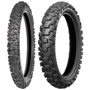 Juego BRIDGESTONE X40 · 80/100-21 + 110/90-19 · 2 neumáticos moto