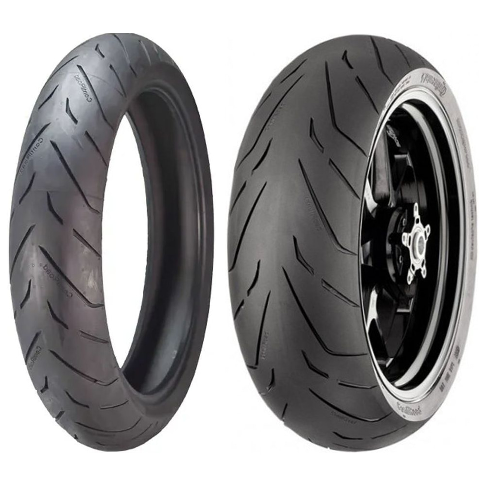 Juego CONTINENTAL CONTIROAD · 110/70-17 + 140/70-17 · 2 neumáticos moto