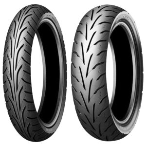 Juego DUNLOP ARROWMAX GT601 · 90/90-18 + 110/80-18 · 2 neumáticos moto