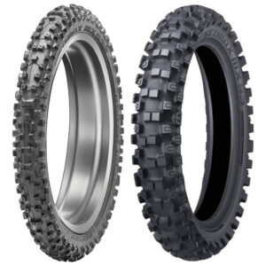 Juego DUNLOP GEOMAX MX53 · 60/100-14 + 80/100-12 · 2 neumáticos moto
