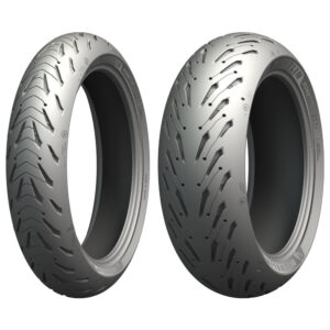 Juego MICHELIN PILOT ROAD 5 · 120/60-17 + 180/55-17 · 2 neumáticos moto