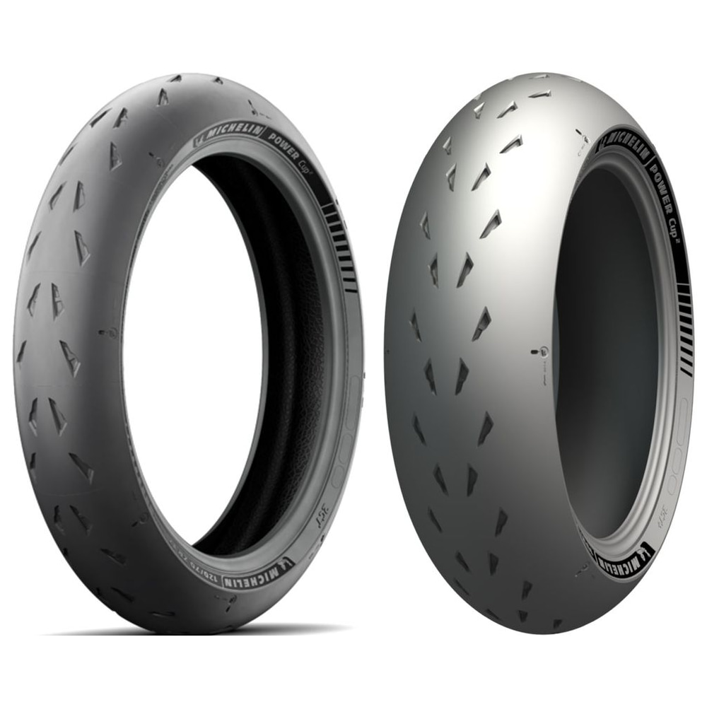 Juego MICHELIN POWER CUP 2 · 120/70-17 + 200/55-17 · 2 neumáticos moto