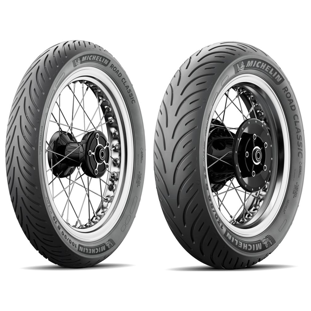 Juego MICHELIN ROAD CLASSIC · 110/70-17 + 130/70-17 · 2 neumáticos moto