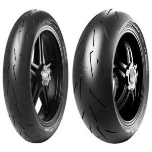 Juego PIRELLI DIABLO ROSSO IV CORSA · 120/70-17 + 200/60-17 · 2 neumáticos moto