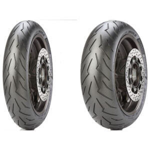 Juego PIRELLI DIABLO ROSSO SCOOTER · 120/70-15 + 160/60-14 · 2 neumáticos moto