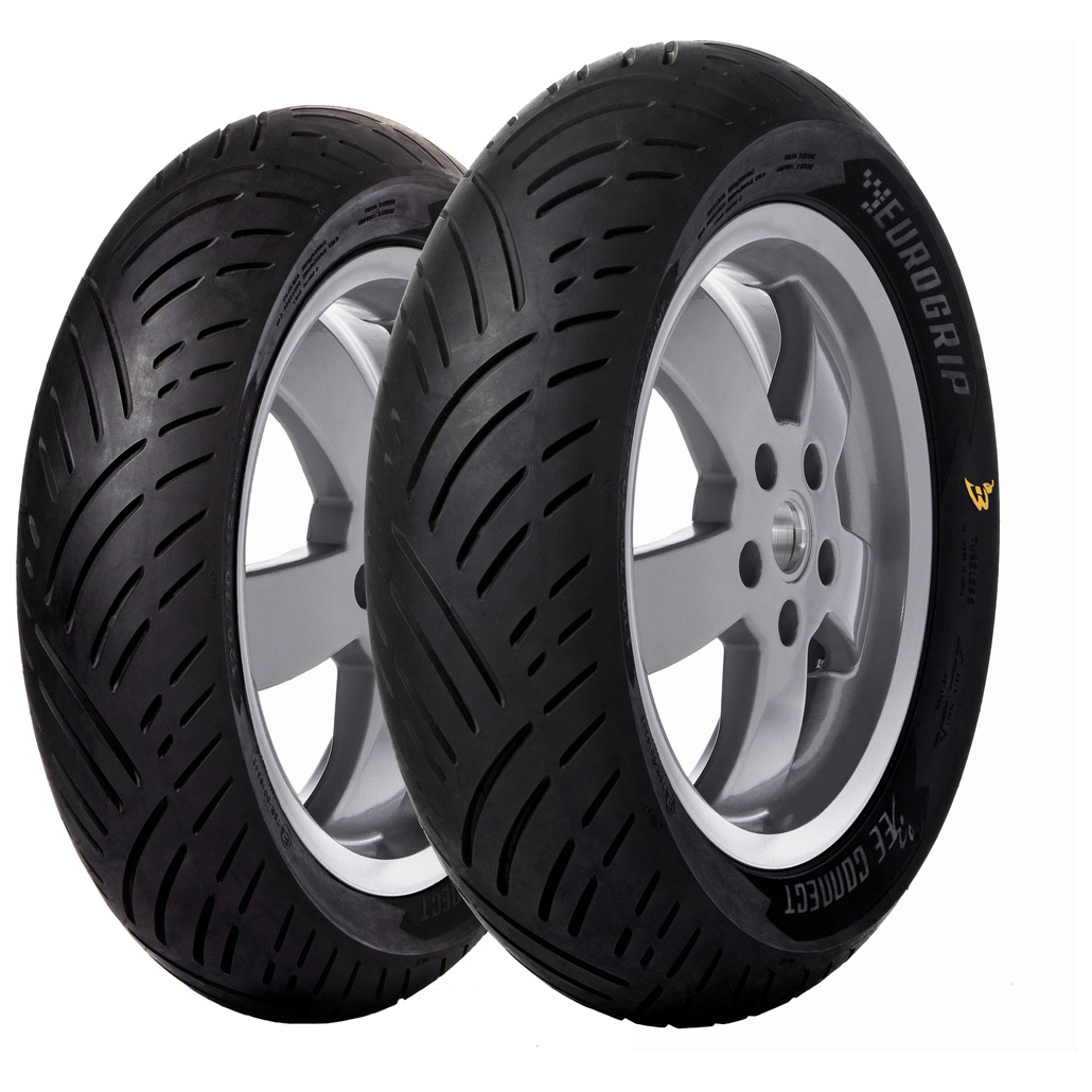 Juego EUROGRIP BEE CONNECT · 110/70-13 + 130/70-13 · 2 neumáticos moto