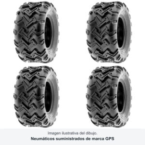 Juego GPS A-001 · 24x8-12 + 24x11-10 · 4 neumáticos quad
