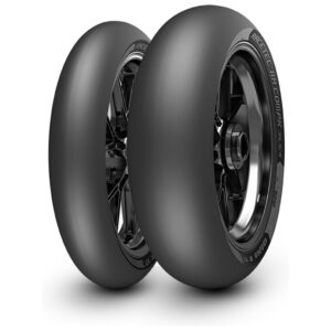 Juego METZELER RACETEC RR SLICK K1 · 120/70-17 + 200/60-17 · 2 neumáticos moto