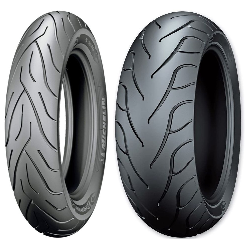Juego MICHELIN COMMANDER II · 100/90-19 + 170/80-15 · 2 neumáticos moto