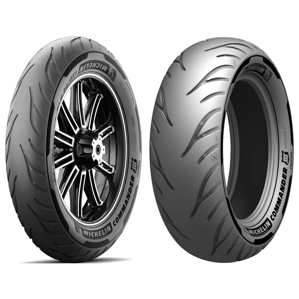 Juego MICHELIN COMMANDER III CRUISER · 130/90-16 + 150/80-16 · 2 neumáticos moto
