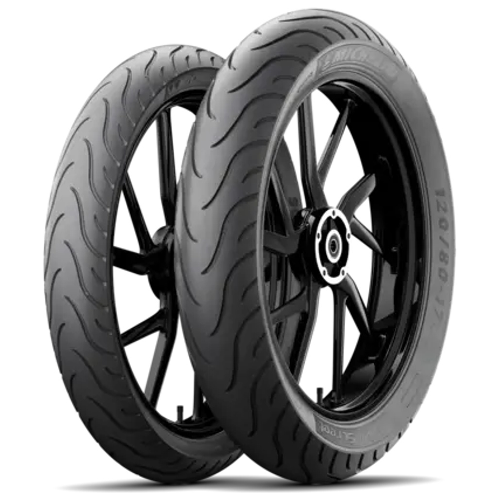 Juego MICHELIN PILOT STREET · 110/70-17 + 130/70-17 · 2 neumáticos moto