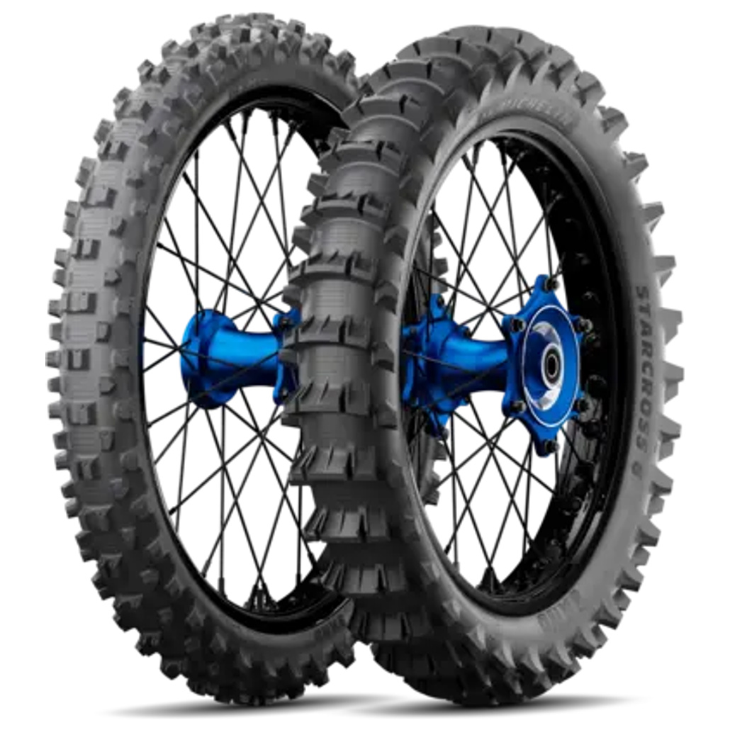 Juego MICHELIN STARCROSS 6 SAND · 80/100-21 + 100/90-19 · 2 neumáticos moto
